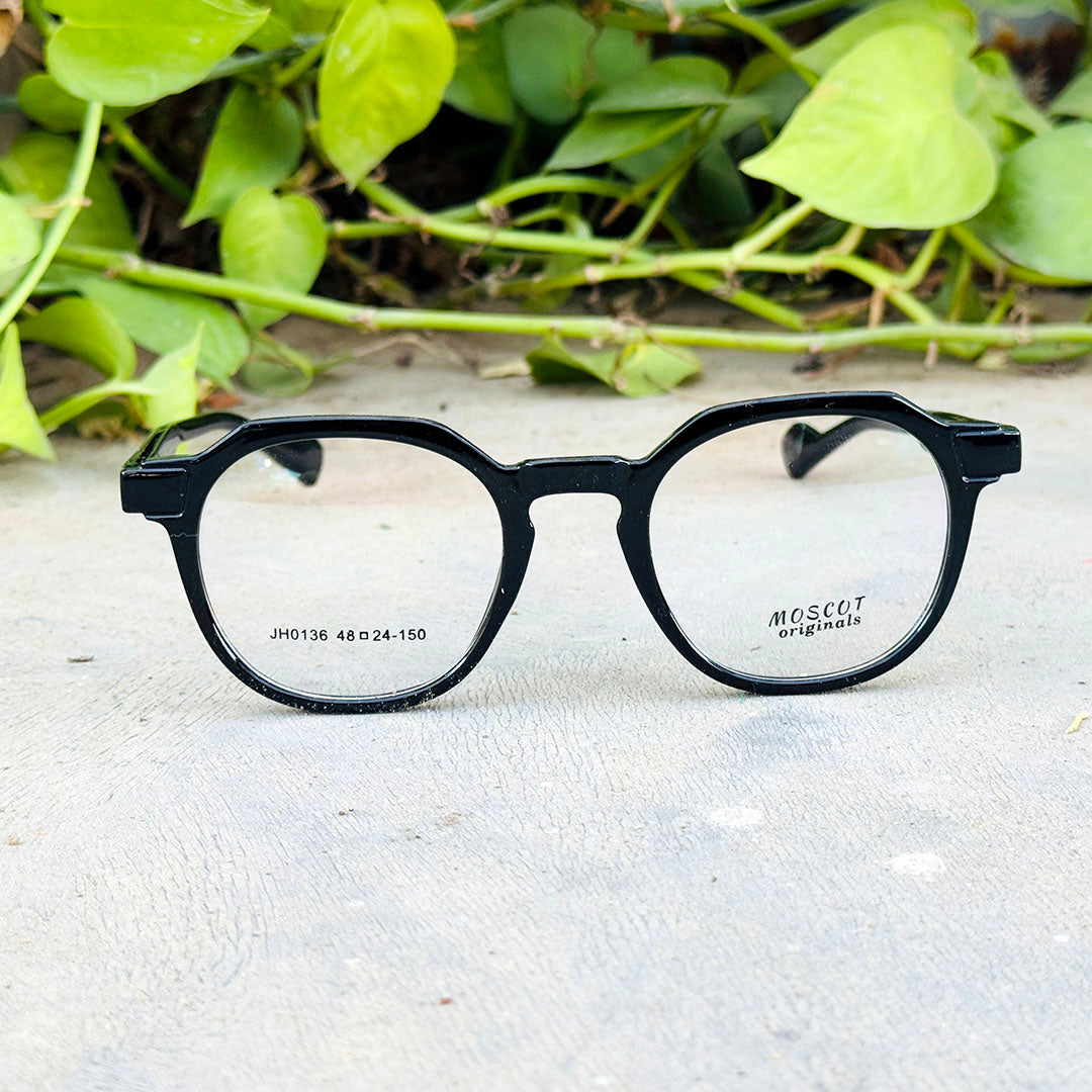 Moscot –0136– 48 - Black – Acetate – Optics – Unisex