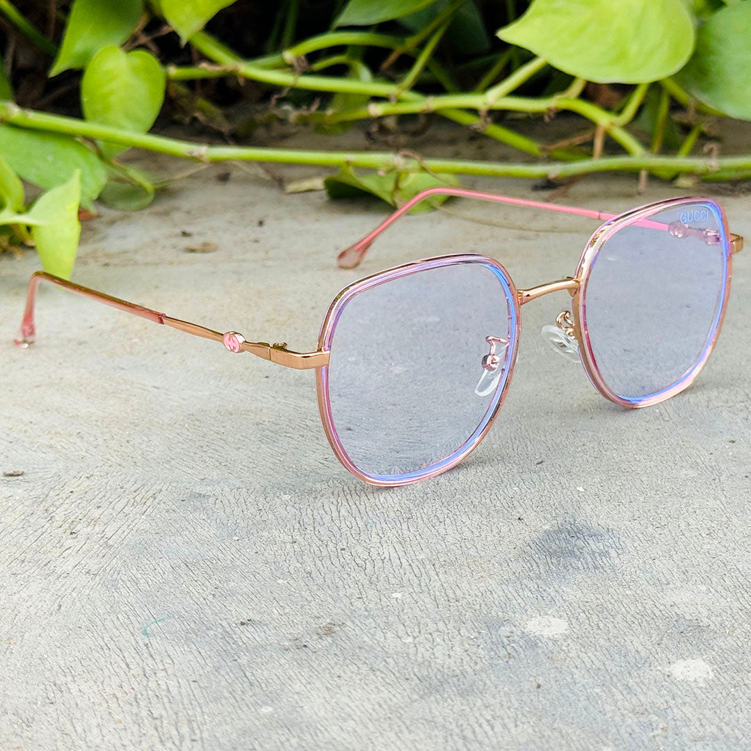Gucci – 61036 – 51 - Pink – Metal – Optics – Ladies