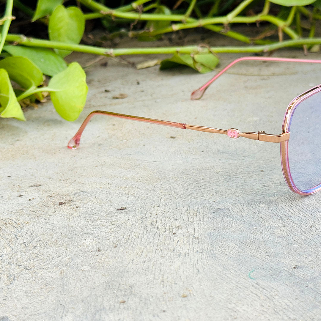 Gucci – 61036 – 51 - Pink – Metal – Optics – Ladies