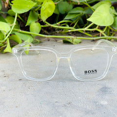 Boss – 6005 – 54 - Transparent – Acetate - Optics – Unisex