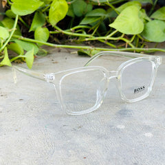 Boss – 6005 – 54 - Transparent – Acetate - Optics – Unisex