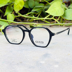 Gucci – 6008 – 52 - Black – Metal - Acetate – Optics – Ladies