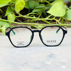 Gucci – 6008 – 52 - Black – Metal - Acetate – Optics – Ladies