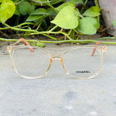 Chanel – 5501 – 56 - Orange – Acetate - Metal - Optics – Ladies