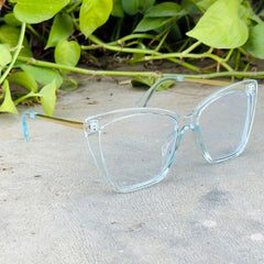 Chanel – 6005 – 54 - Bluue – Acetate - Metal - Optics – Ladies