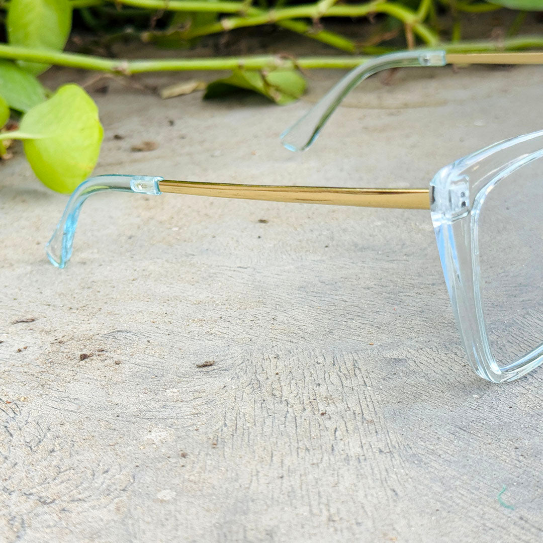 Chanel – 6005 – 54 - Bluue – Acetate - Metal - Optics – Ladies