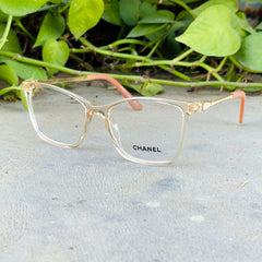 Chanel – 5527 – 55 - Orange – Acetate - Metal - Optics – Ladies