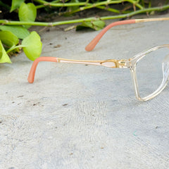 Chanel – 5527 – 55 - Orange – Acetate - Metal - Optics – Ladies