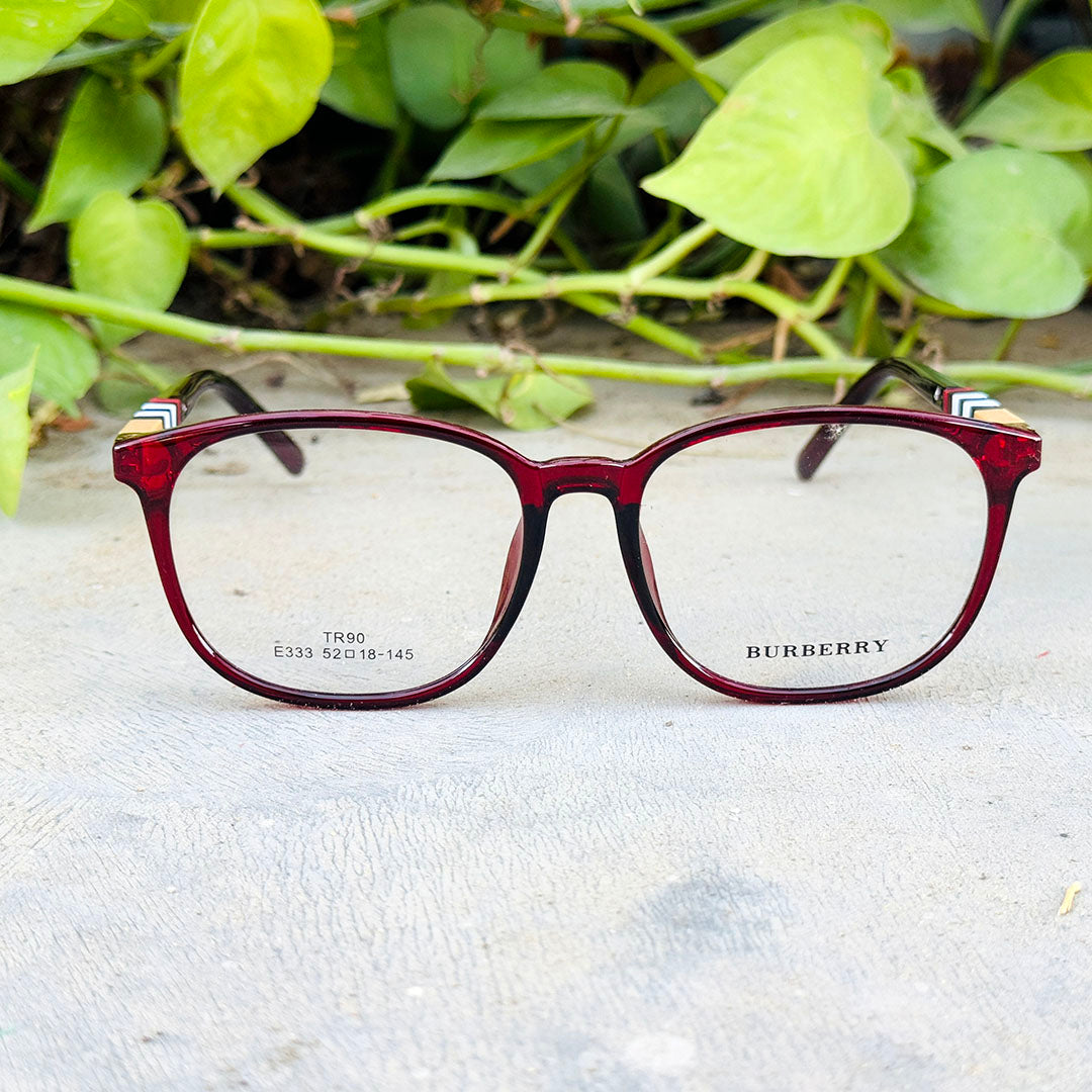Burberry – 333 – 52 - Red – Acetate - Optics – Unisex