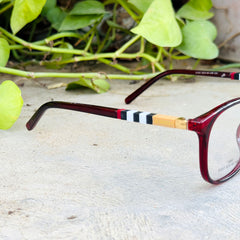 Burberry – 333 – 52 - Red – Acetate - Optics – Unisex