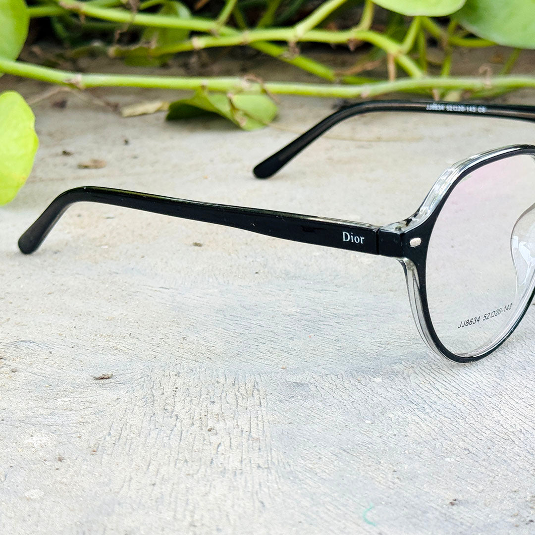Dior – 8634 – 52 - Black – Acetate - Optics – Unisex