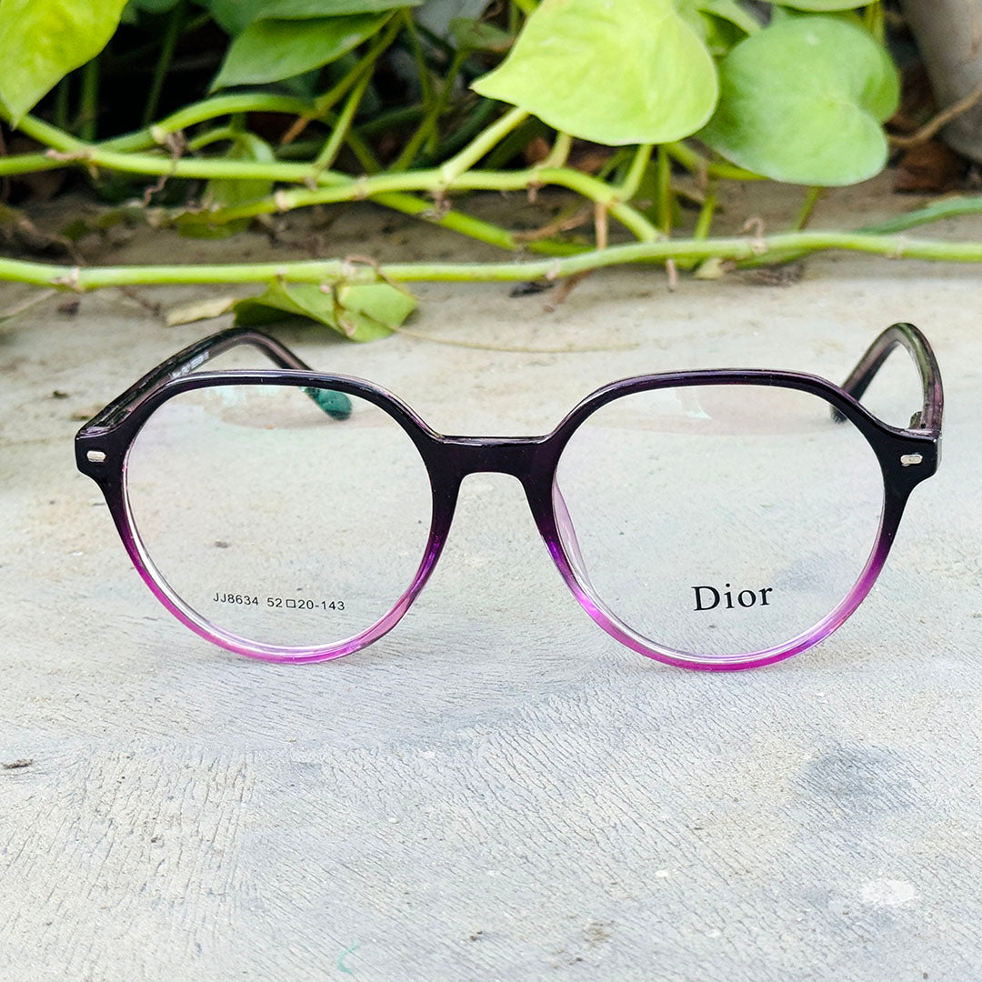 Dior – 8634 – 52 - Purple – Acetate - Optics – Unisex