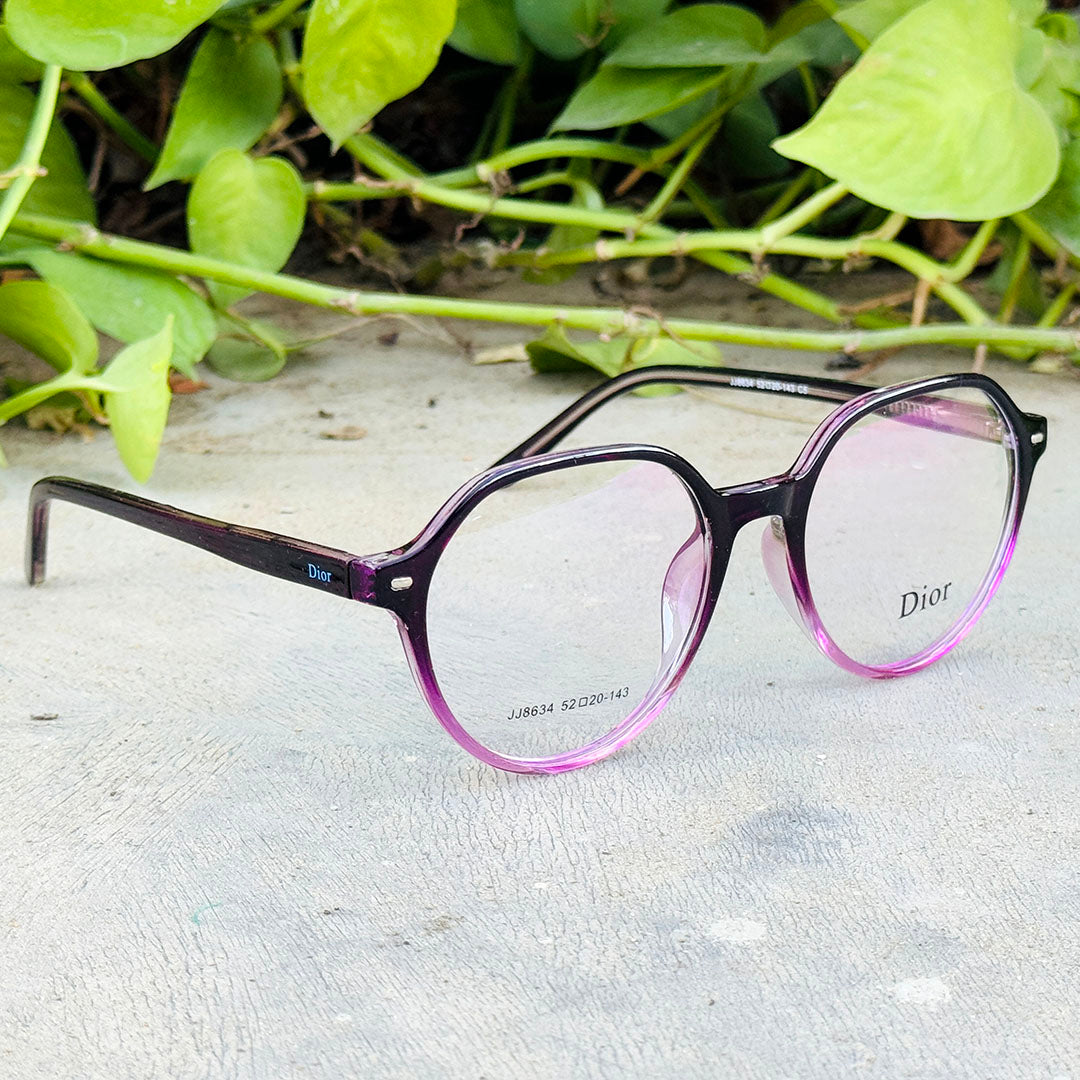 Dior – 8634 – 52 - Purple – Acetate - Optics – Unisex