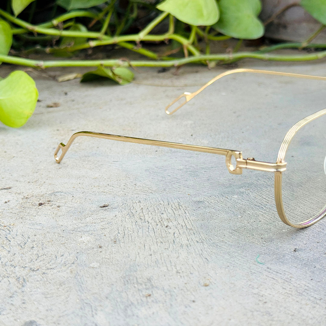 Dior – 9097 – 55- Golden – Metal – Optics – Unisex