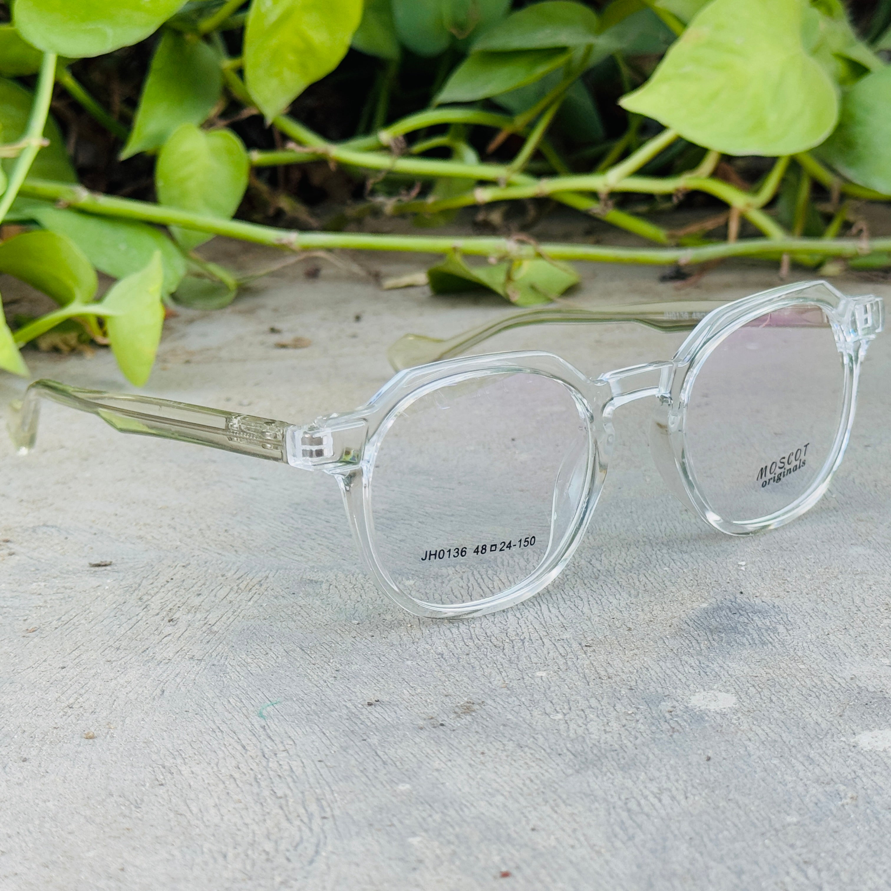 Moscot – 0136 – 48 - Transparent – Acetate – Optics – Unisex