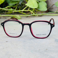 Porsche – 8635 – 50 - Black Red – Acetate - Optics – Unisex
