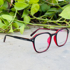Porsche – 8635 – 50 - Black Red – Acetate - Optics – Unisex