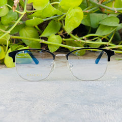 Gucci – 0609 – 52 – Silver Black –  Metal - Optics – Unisex - Premium