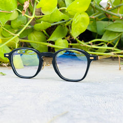 Gentle Monster – 032 – 47 – Golden Black – Acetate – Metal - Optics – Unisex - Premium (Original)