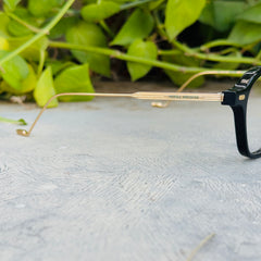 Gentle Monster – 032 – 47 – Golden Black – Acetate – Metal - Optics – Unisex - Premium (Original)