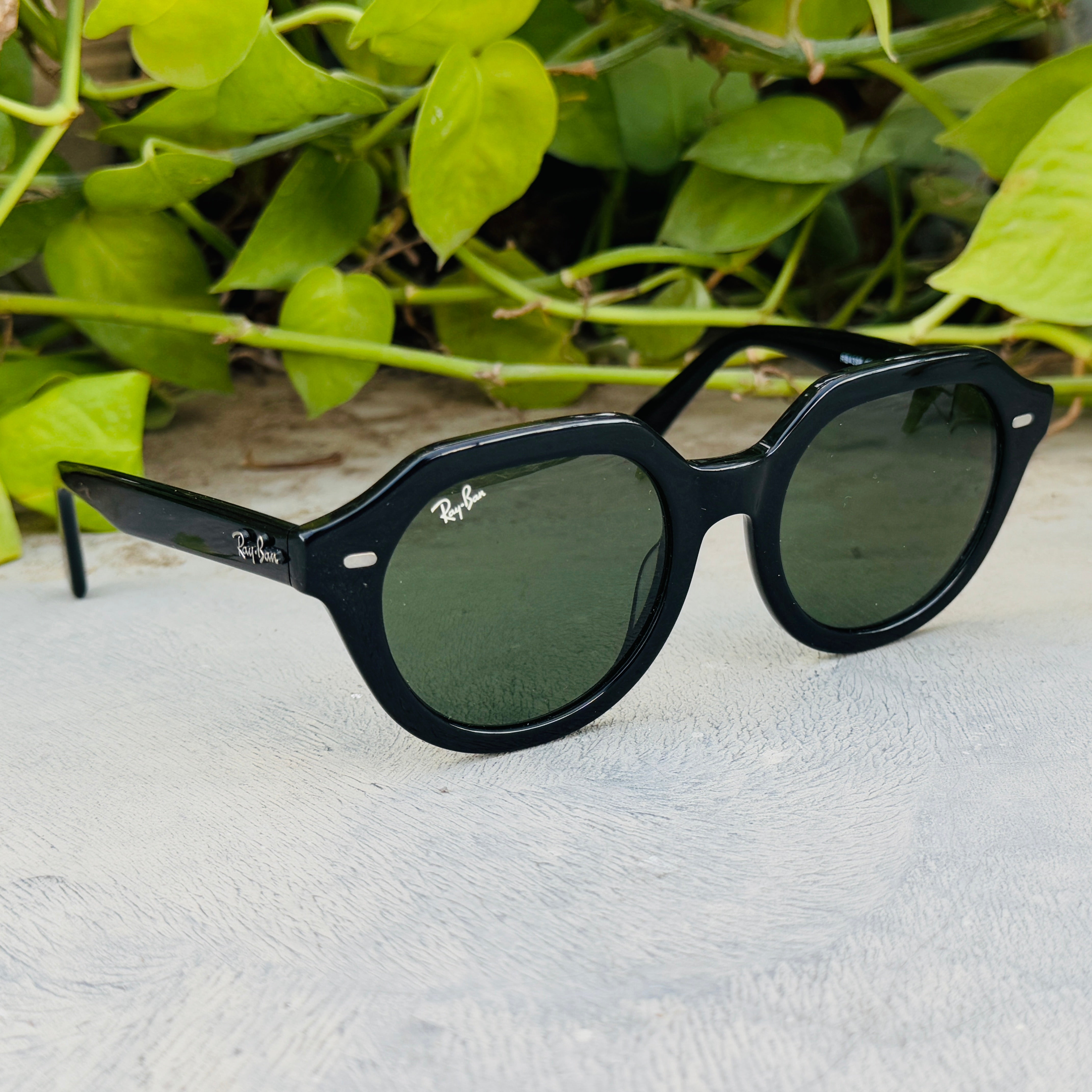 RayBan – 4399 – 53 – Black Green –  Acetate- Sunglasses – Unisex - Premium