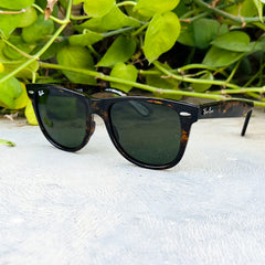 RayBan – 2140 – 54 – Tortoise Green –  Acetate- Sunglasses – Unisex - Premium