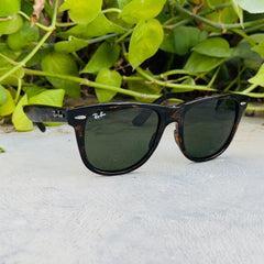 RayBan – 2140 – 54 – Tortoise Green –  Acetate- Sunglasses – Unisex - Premium