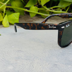 RayBan – 2140 – 54 – Tortoise Green –  Acetate- Sunglasses – Unisex - Premium