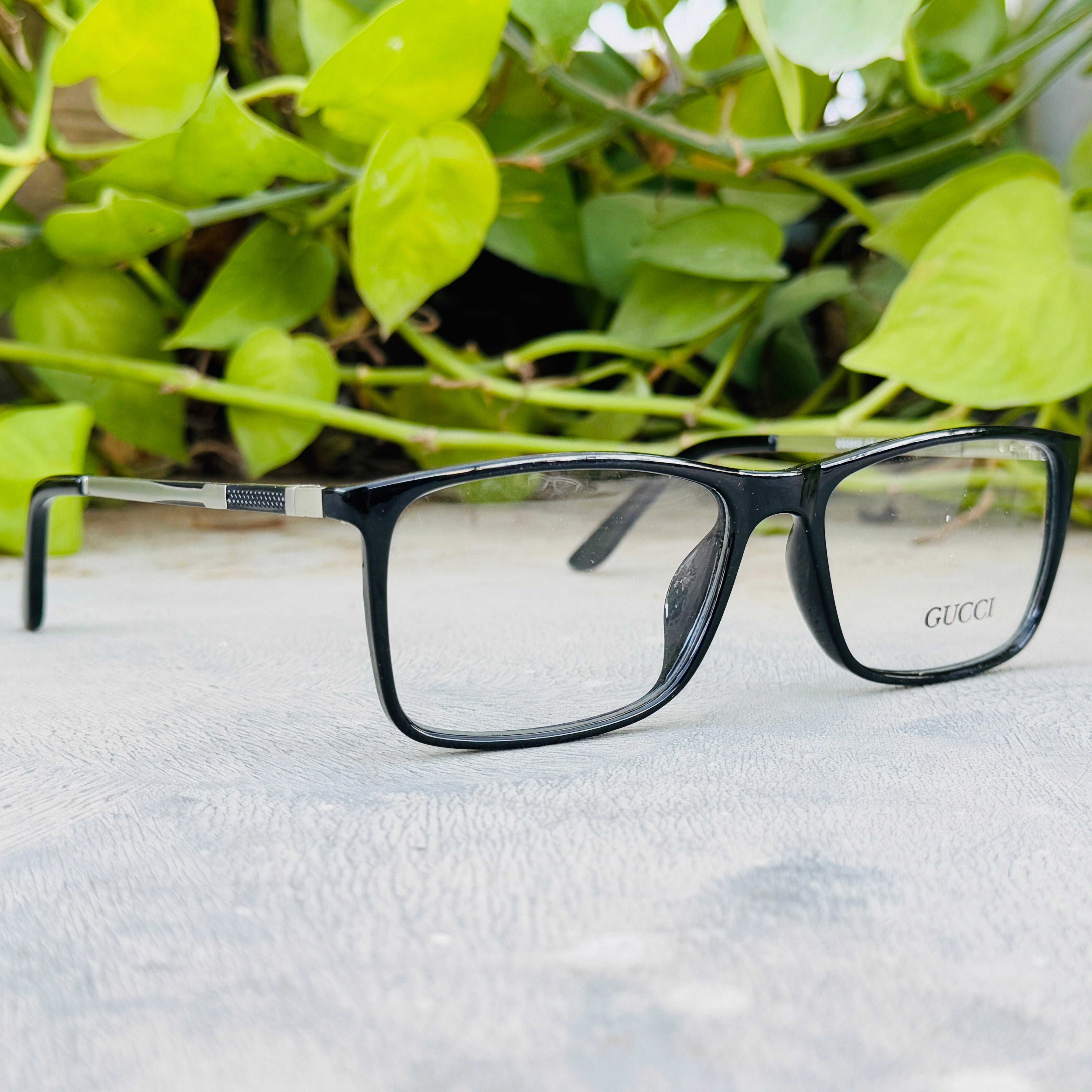 Gucci – 5640 – 53 – Silver Black –  Acetate - Metal - Optics – Unisex - Premium