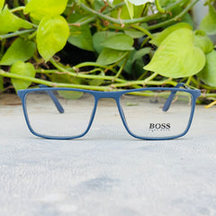 Boss – 371 – 55 – Silver Blue –  Acetate - Metal - Optics – Unisex - Premium