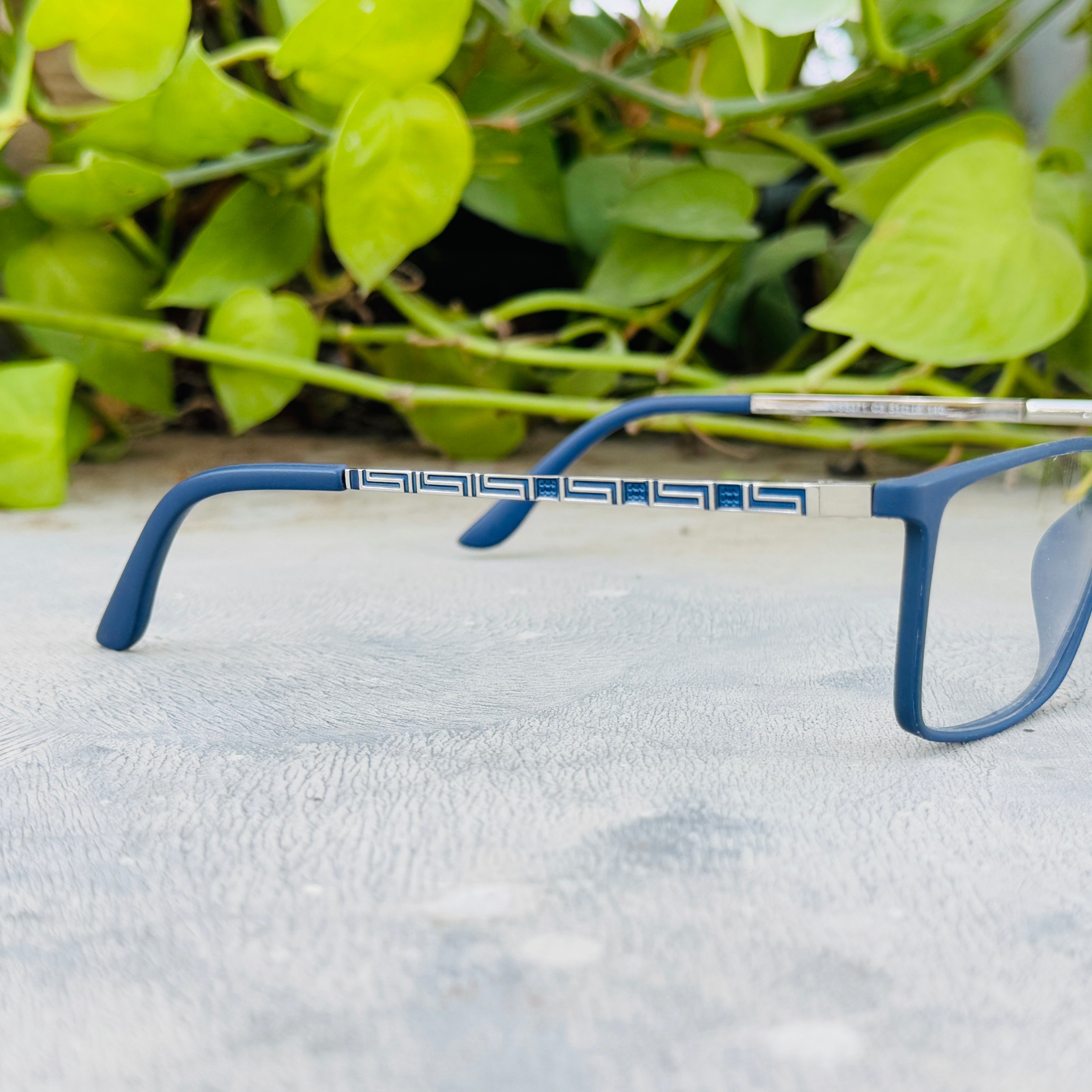 Boss – 371 – 55 – Silver Blue –  Acetate - Metal - Optics – Unisex - Premium