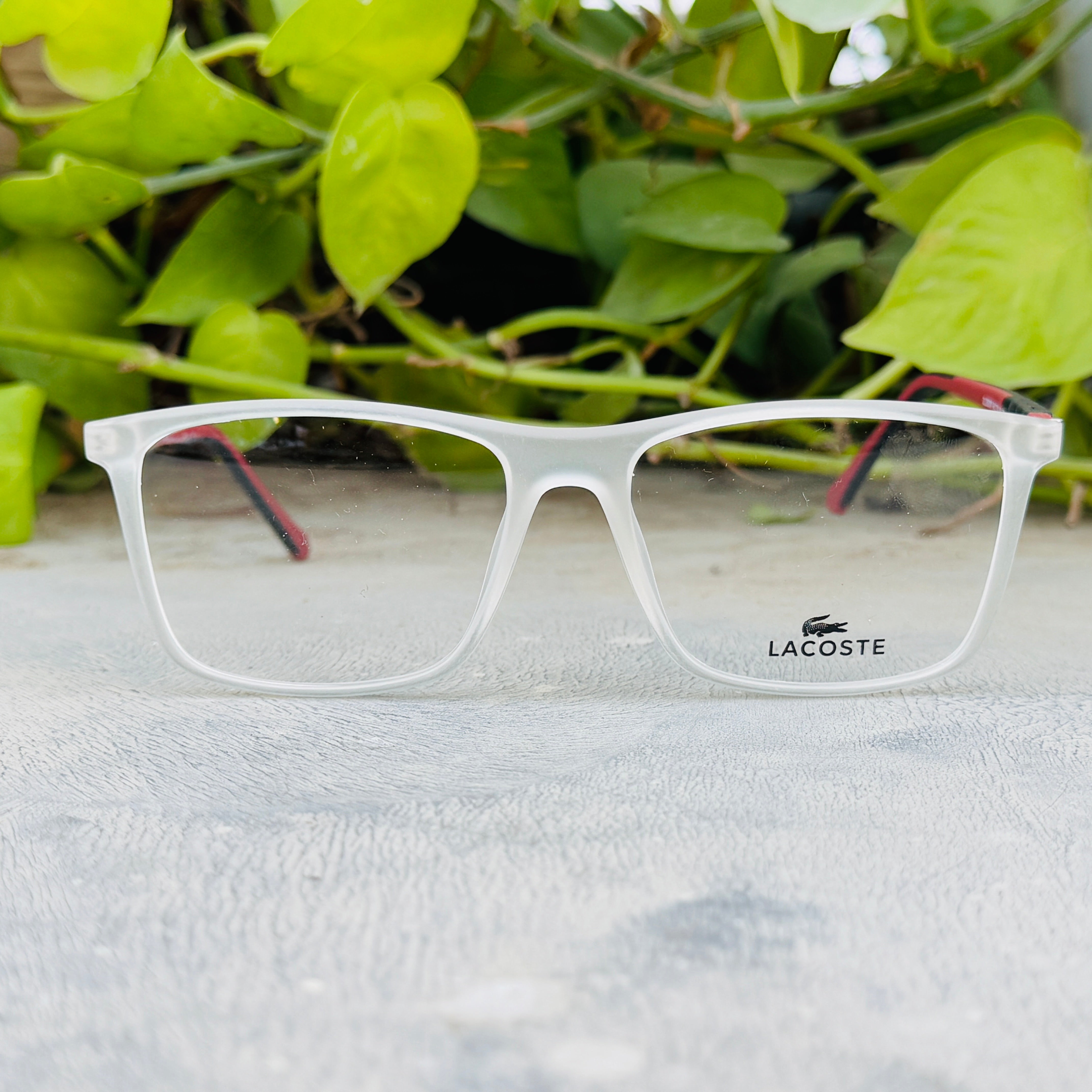 Lacoste – 8009 – 54 – Transparent Black –  Acetate - Optics – Unisex - Premium