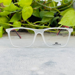 Lacoste – 8009 – 54 – Transparent Black –  Acetate - Optics – Unisex - Premium