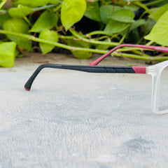 Lacoste – 8009 – 54 – Transparent Black –  Acetate - Optics – Unisex - Premium