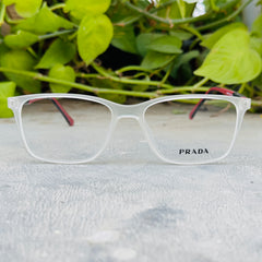 Prada – 8016 – 52 – Transparent Black – Acetate - Optics – Unisex - Premium