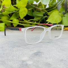 Prada – 8016 – 52 – Transparent Black – Acetate - Optics – Unisex - Premium