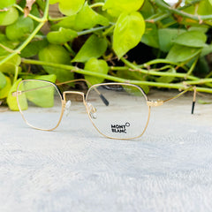 Mont Blanc – 179 – 47 – Golden – Metal - Optics – Unisex - Premium