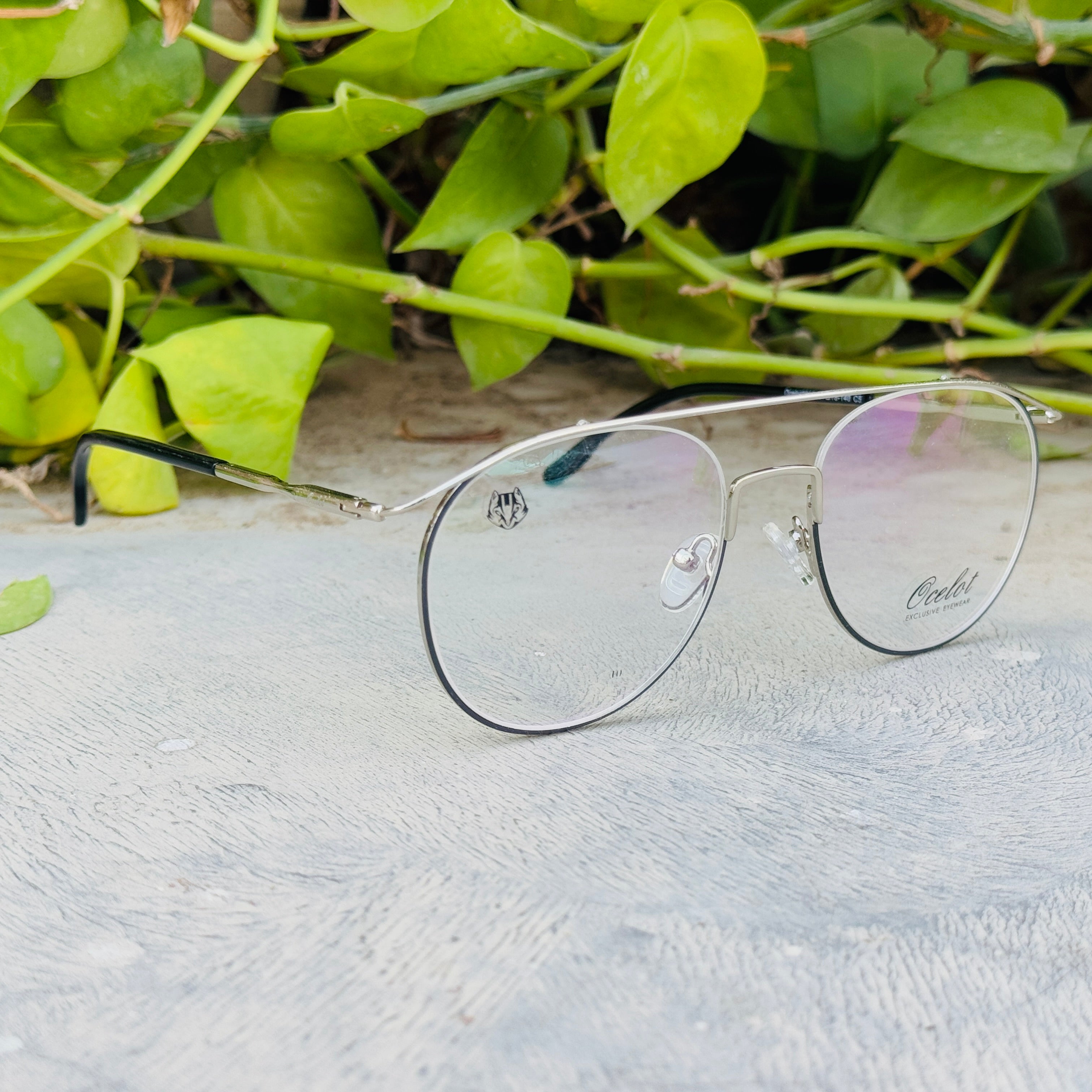 Ocelot – 9010 – 51 – Silver Black – Metal - Optics – Unisex - Premium