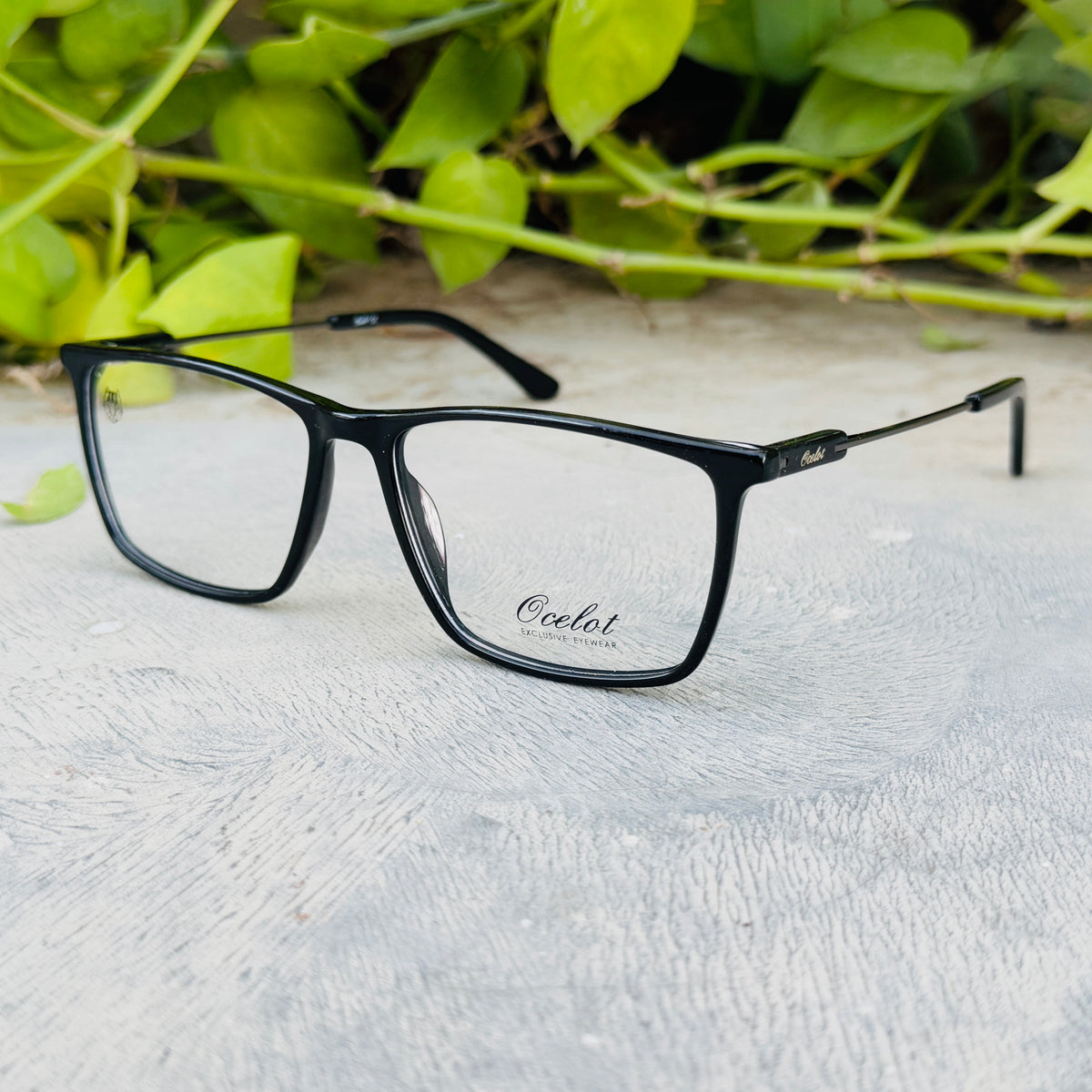 Ocelot – 9018 – 53 – Black – Acetate - Metal - Optics – Unisex - Premium