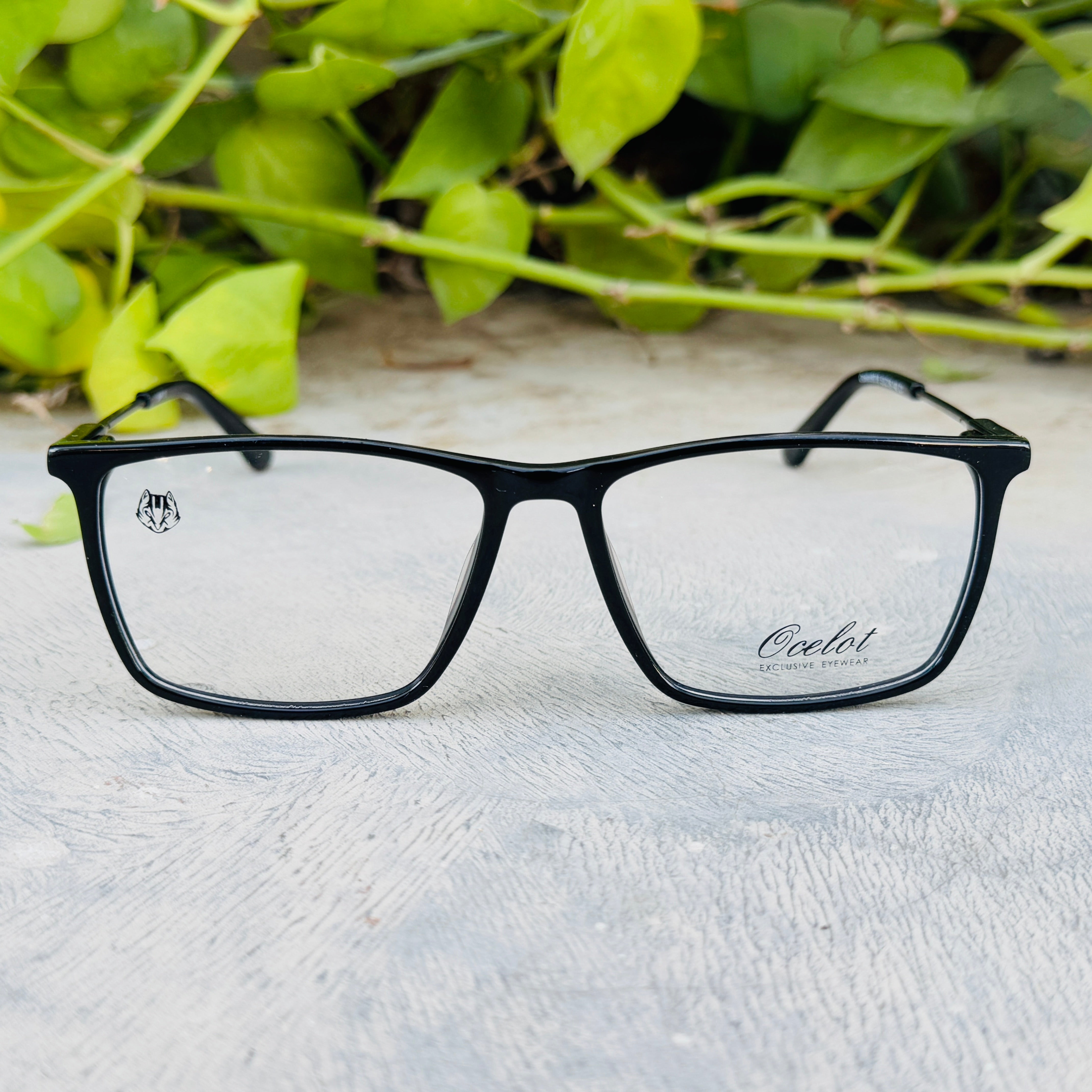 Ocelot – 9018 – 53 – Black – Acetate - Metal - Optics – Unisex - Premium