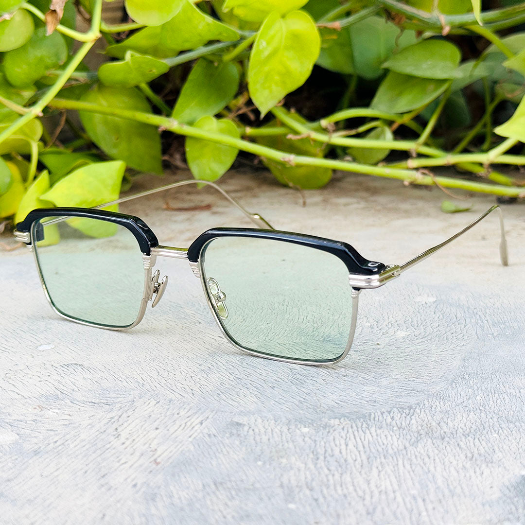 Gentle Monster – 01 – 54 – Silver Green – Acetate – Metal - Sunglasses – Unisex - Premium (Original)