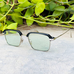 Gentle Monster – 01 – 54 – Silver Green – Acetate – Metal - Sunglasses – Unisex - Premium (Original)