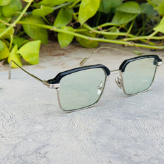 Gentle Monster – 01 – 54 – Silver Green – Acetate – Metal - Sunglasses – Unisex - Premium (Original)