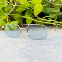 Gentle Monster – 031 – 54 – Silver Blaue – Metal - Sunglasses – Unisex - Premium (Original)