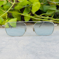 Gentle Monster – 031 – 54 – Silver Blaue – Metal - Sunglasses – Unisex - Premium (Original)