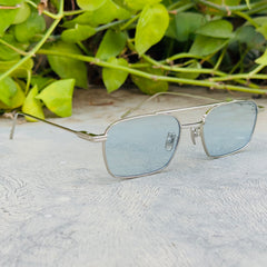 Gentle Monster – 031 – 54 – Silver Blaue – Metal - Sunglasses – Unisex - Premium (Original)