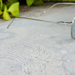 Gentle Monster – 031 – 54 – Silver Blaue – Metal - Sunglasses – Unisex - Premium (Original)