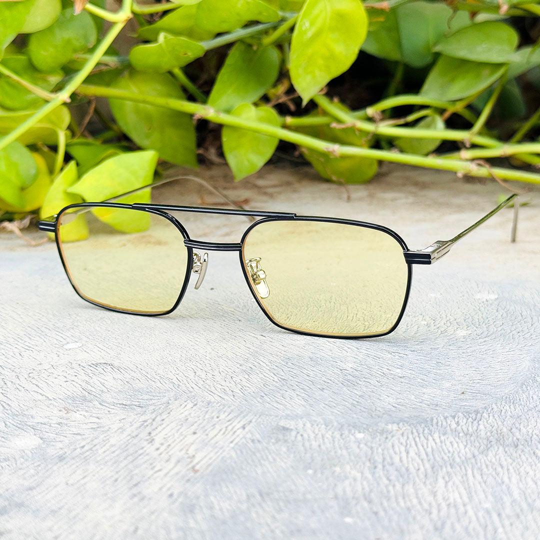 Gentle Monster – 031 – 54 – Black Yellow – Metal - Sunglasses – Unisex - Premium (Original)