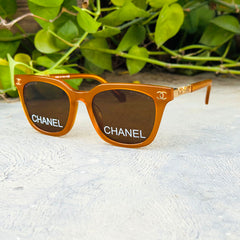 Chanel – 5689 – 53 – Mustard – Acetate - Sunglasses – Women - Premium