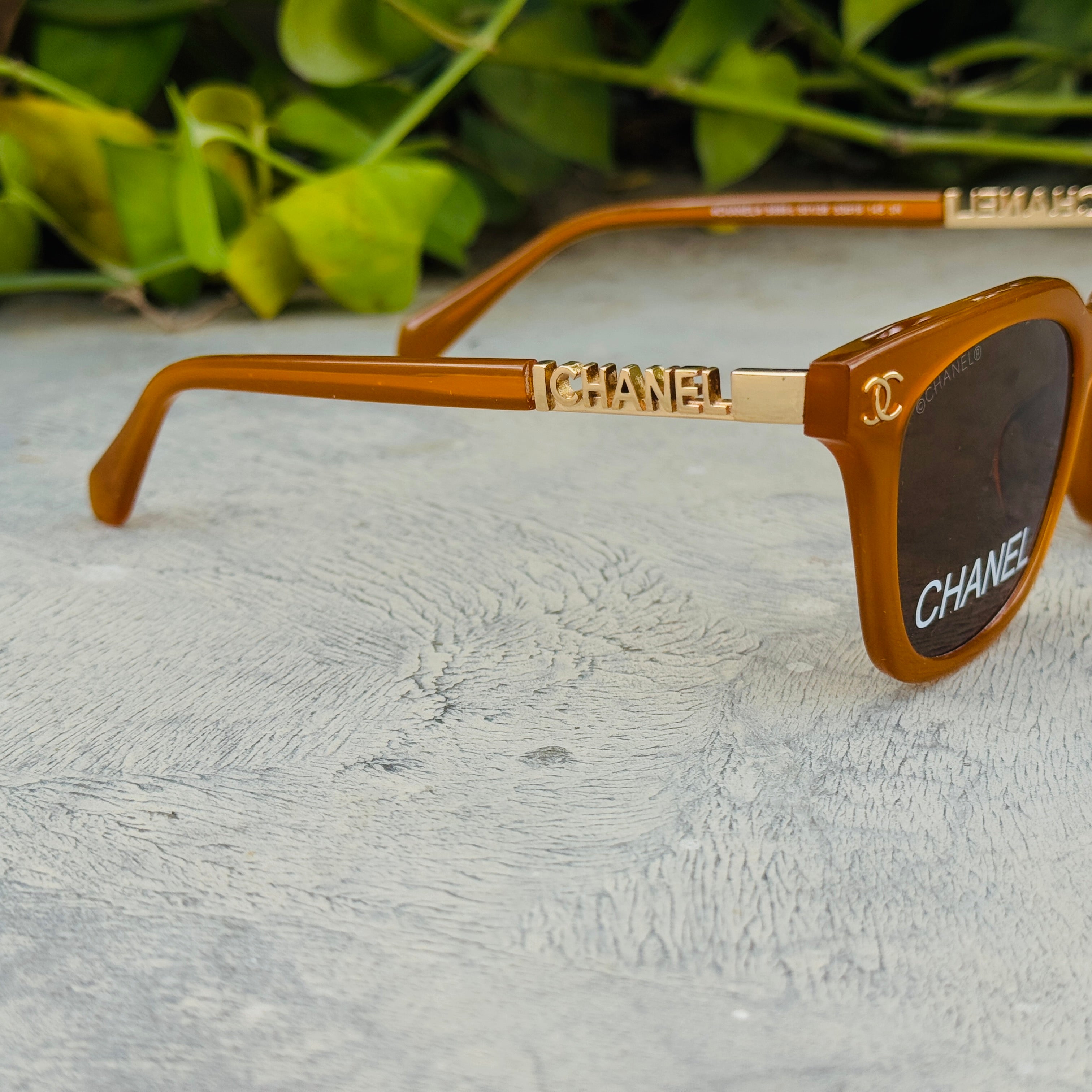 Chanel – 5689 – 53 – Mustard – Acetate - Sunglasses – Women - Premium